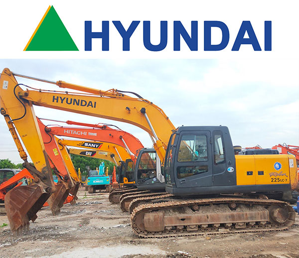 used Hyundai excavator