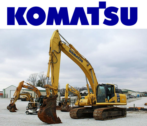 used Komatsu excavator