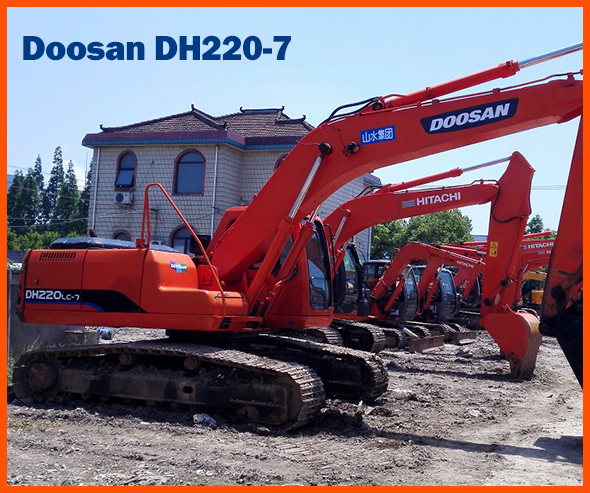 Doosan DH220-7 excavator