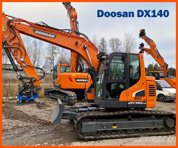 Doosan DX140 excavator