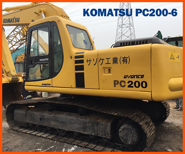 KOMATSU PC200-6 excavator