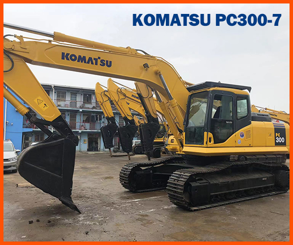 KOMATSU PC300-7 excavator